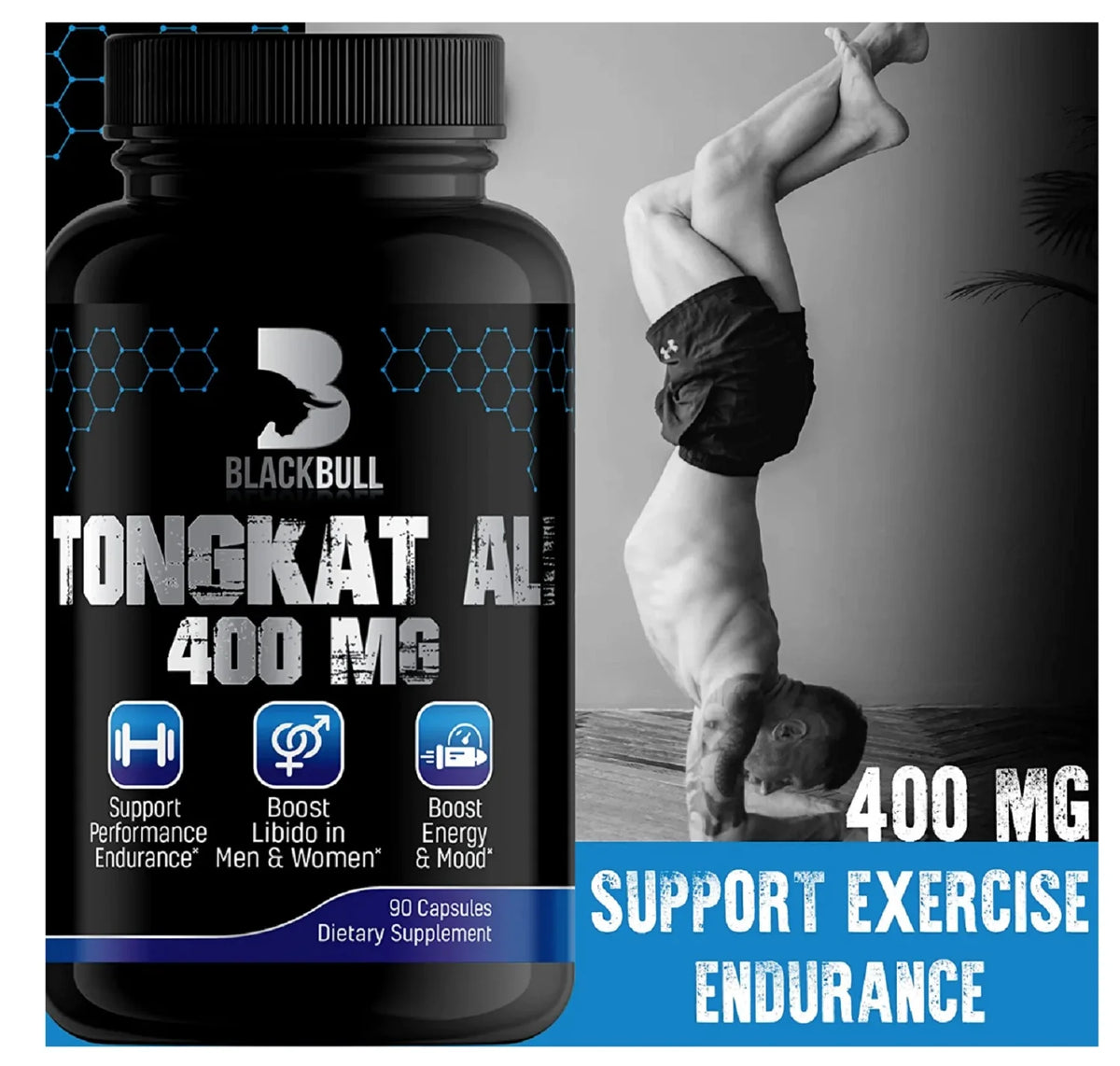 Tongkat Ali Extract 400 Mg 90 Capsules O87293