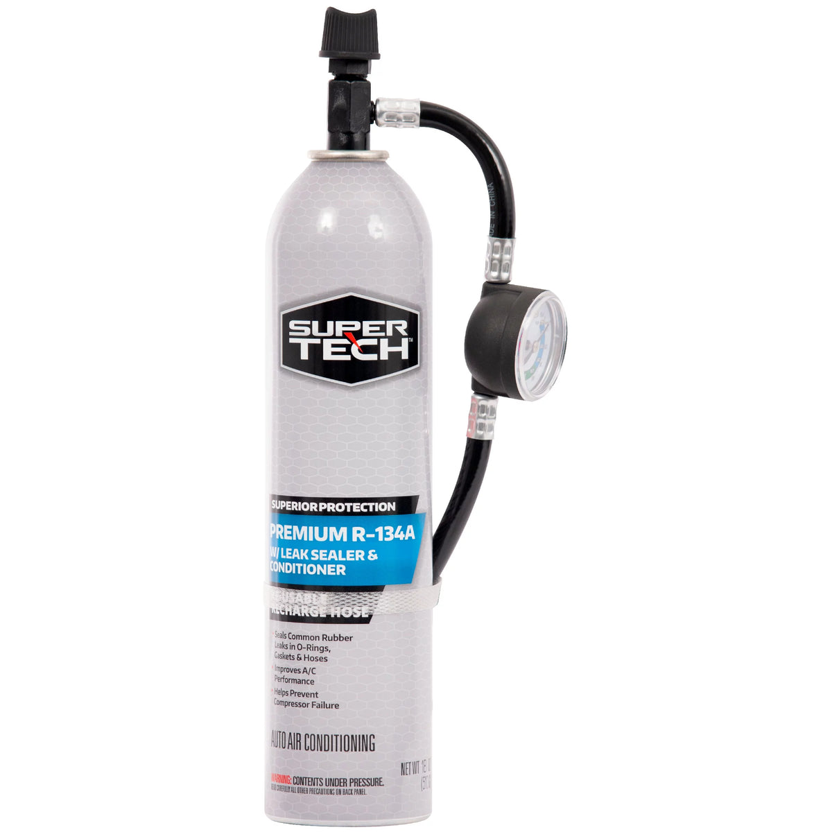 18 oz Automotive Refrigerant with Reusable Hose and Gauge K277