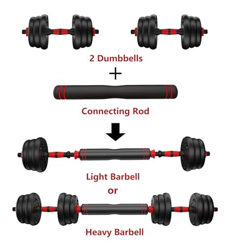 Adjustable Dumbbells Weights Set 20lbs/33lbs/44lbs D658