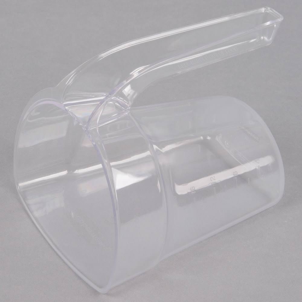 White Sliding Lid with 4-Cup Scoop V75628