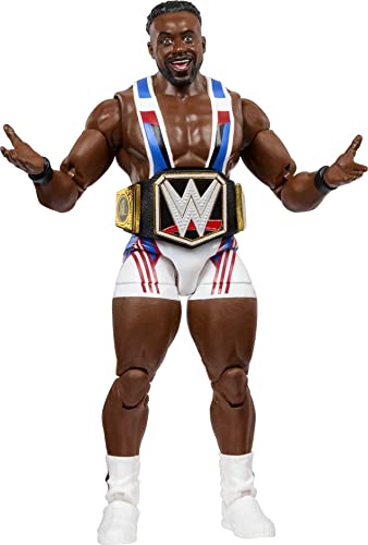 WWE Elite Collection Action Figure & Accessories, 6-inch Collectible with 25 Articulation Points & Swappable Hands J100002