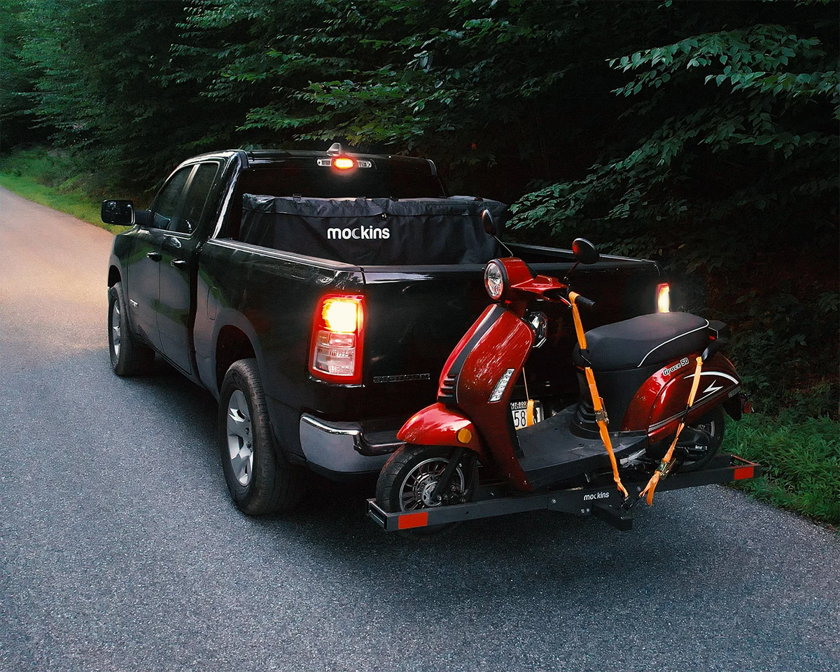 73" Stainless Steel Dirt Bike Hitch Mount Carrier with Ramp K1091