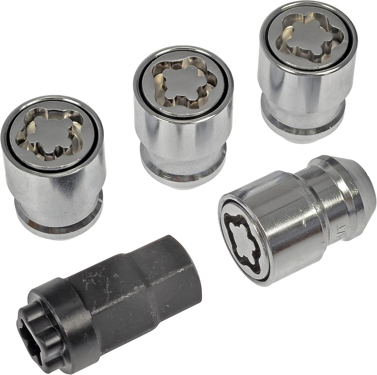 Wheel Nut Kit M14-1.50 Flattop Nut 22 mm Hex 44.5 mm Length Pack of 2 V38041