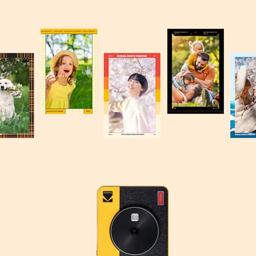 2-in-1 Instant Camera and Photo Printer 3x3 inches White P89325