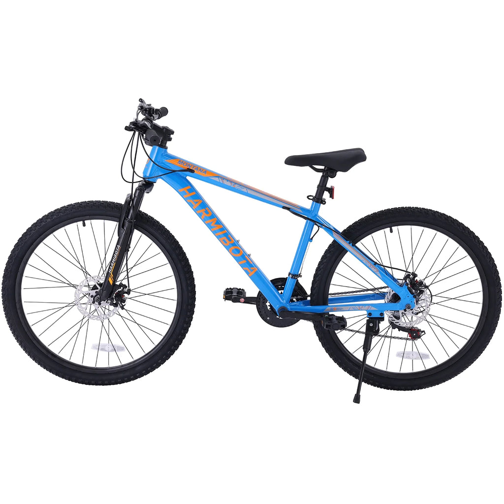 26 Aluminum Mountain Bike with Disc Brakes & Suspension, Black K876958