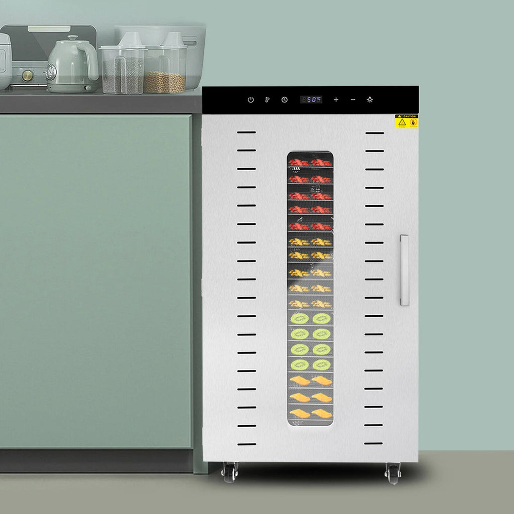 1700W Food Dehydrator with 20 Stainless Steel Trays T643635