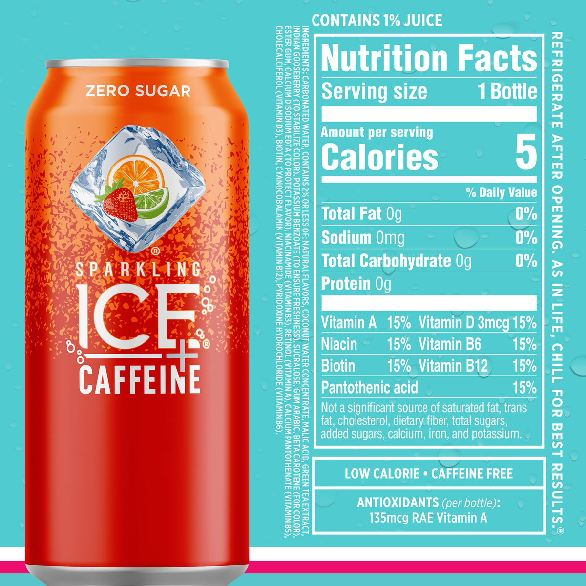 12 16oz Can Flavored Sparkling Water Variety Pack K904