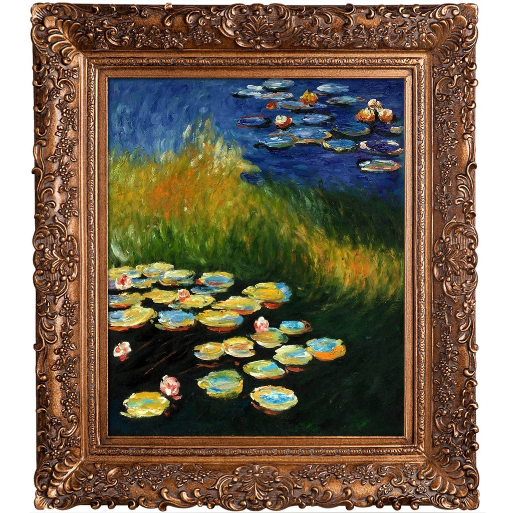 Water Lilies with Gold Frame X552780