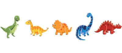 Dinosaur Fabric Wall Decal D34749