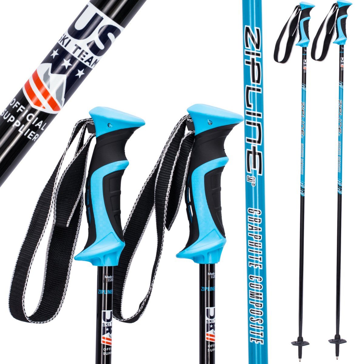 14.0 Graphite Composite Ski Poles H748