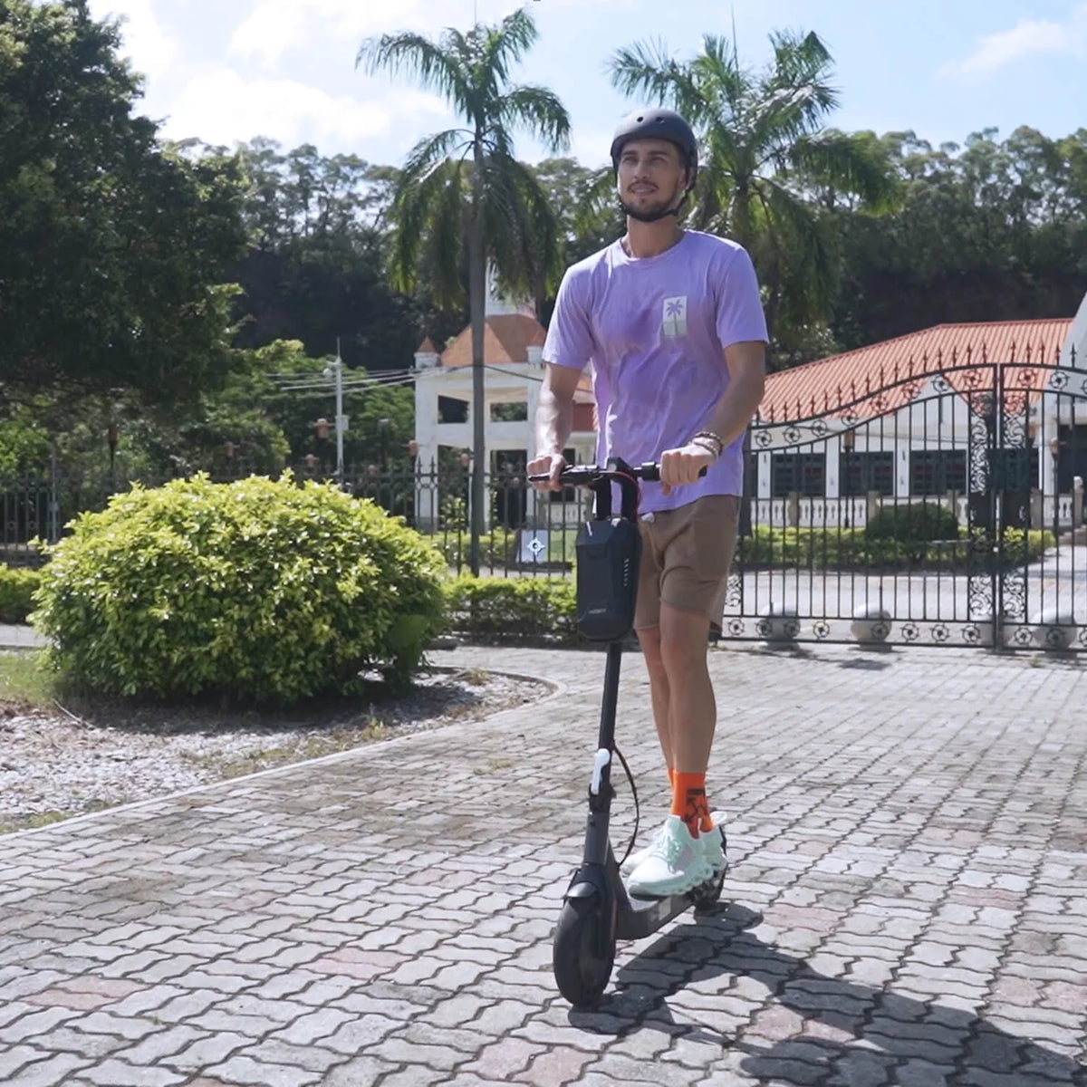 500W Motor 10 Solid Tires Folding Electric Scooter Z88115