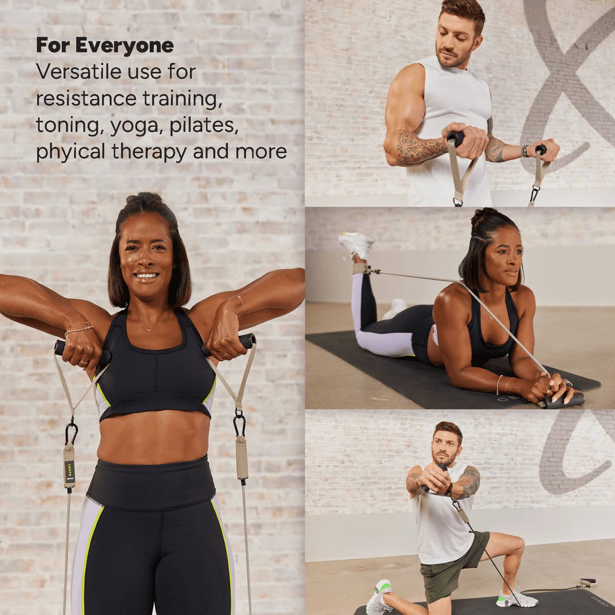 Resistance Bands with Handles, 5 Piece Band Set I1009
