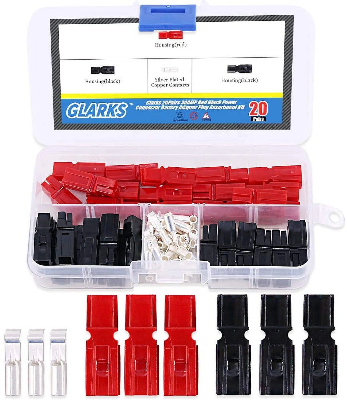 20 Pair 30AMP Quick Disconnect Power Terminals Connectors P65426