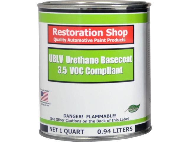 Emerald Green Metallic 1 Quart Low VOC Urethane Basecoat Car Paint W9634