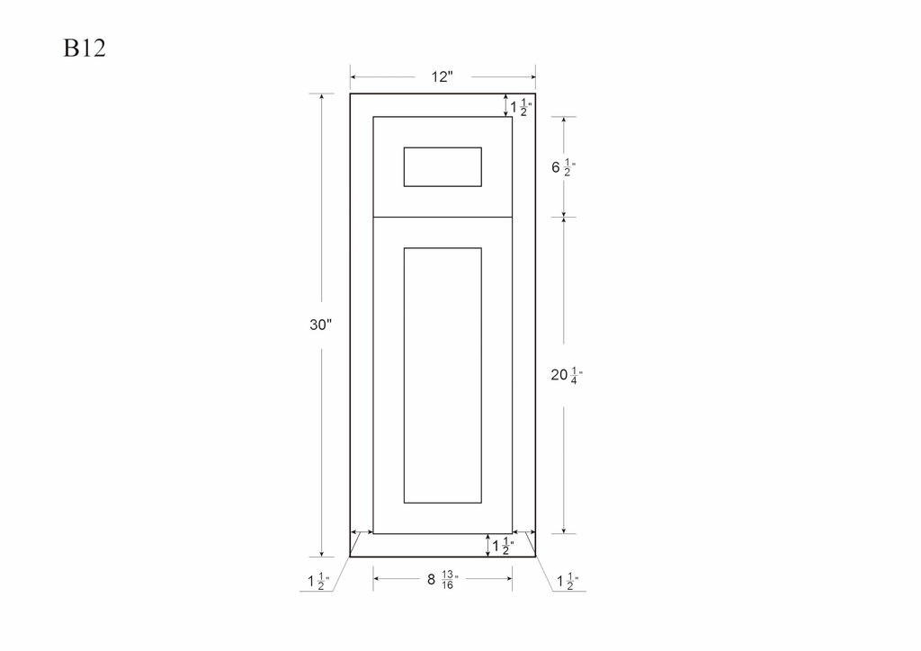 21 inch Wide Base Cabinet Snow White Inset Shaker Single Door Single Drawer Unassembled D60729
