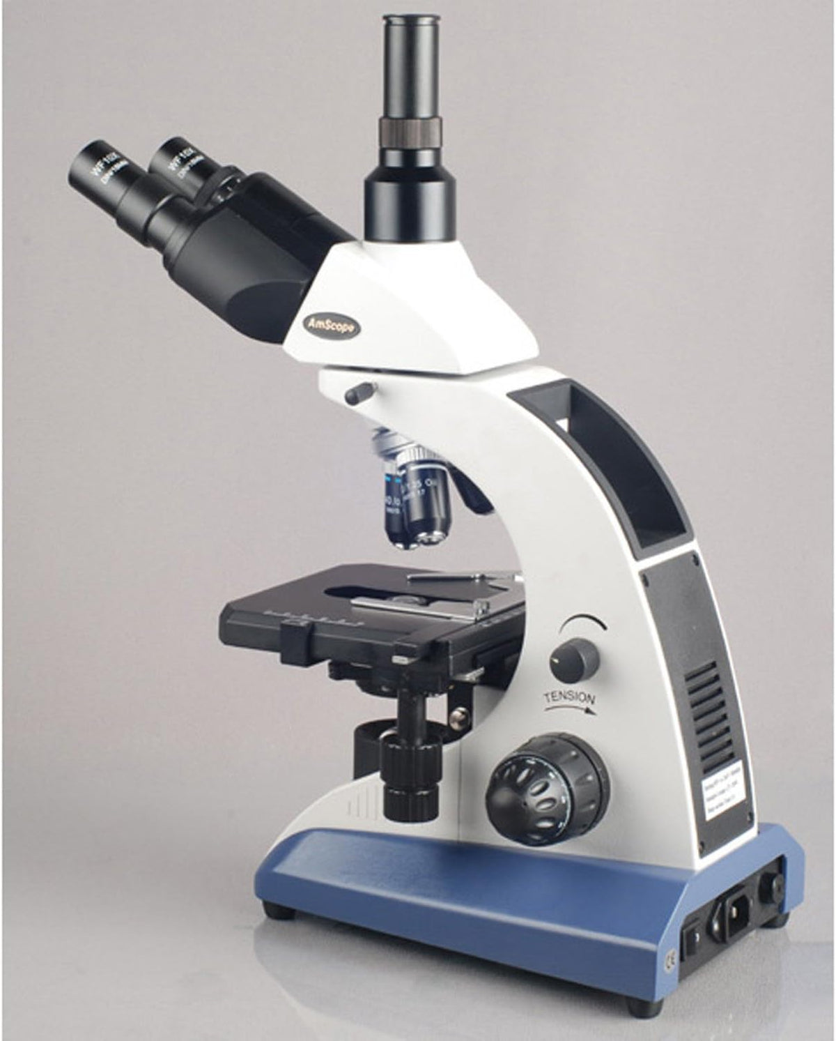 Compound Trinocular Microscope, 40X-2000X Magnification, Halogen Illumination Z306