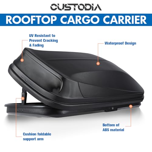 Gray 13 Cubic Feet Rooftop Cargo Box Q13978