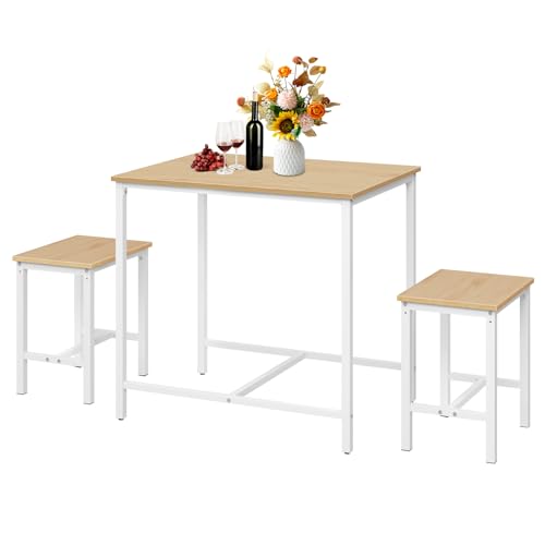 3-Piece Industrial Dining Table Set U131172