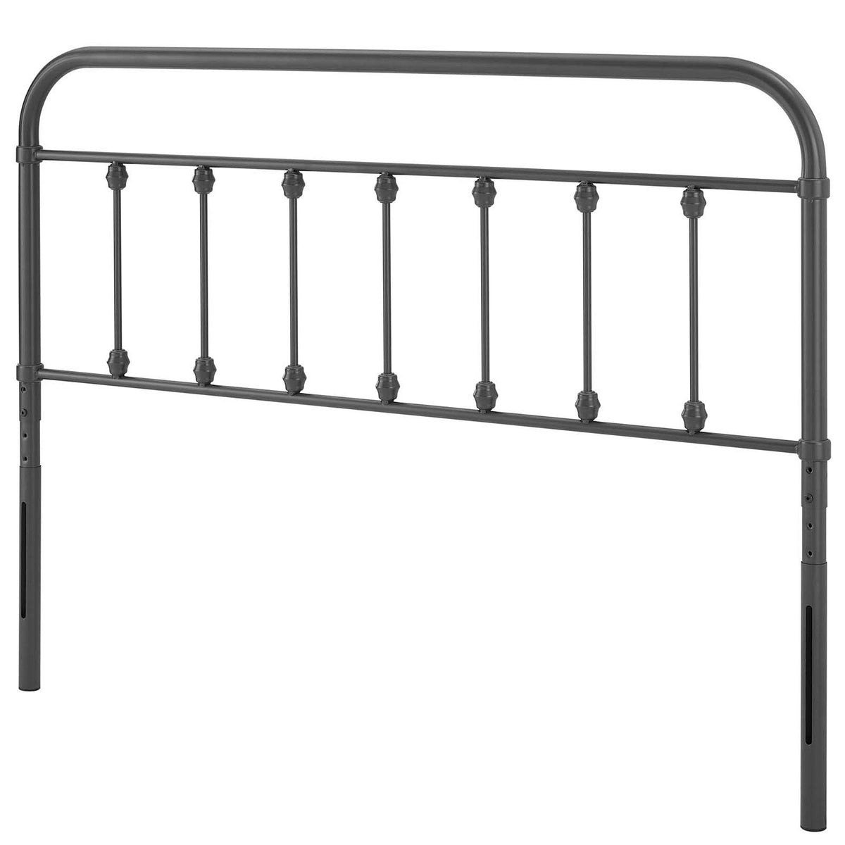 King Size Grey Metal Headboard O923