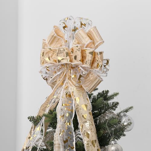 Artificial Christmas Tree Topper Bow U66194