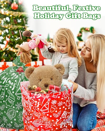 Assorted Sizes 34Pcs Christmas Gift Bags W69616
