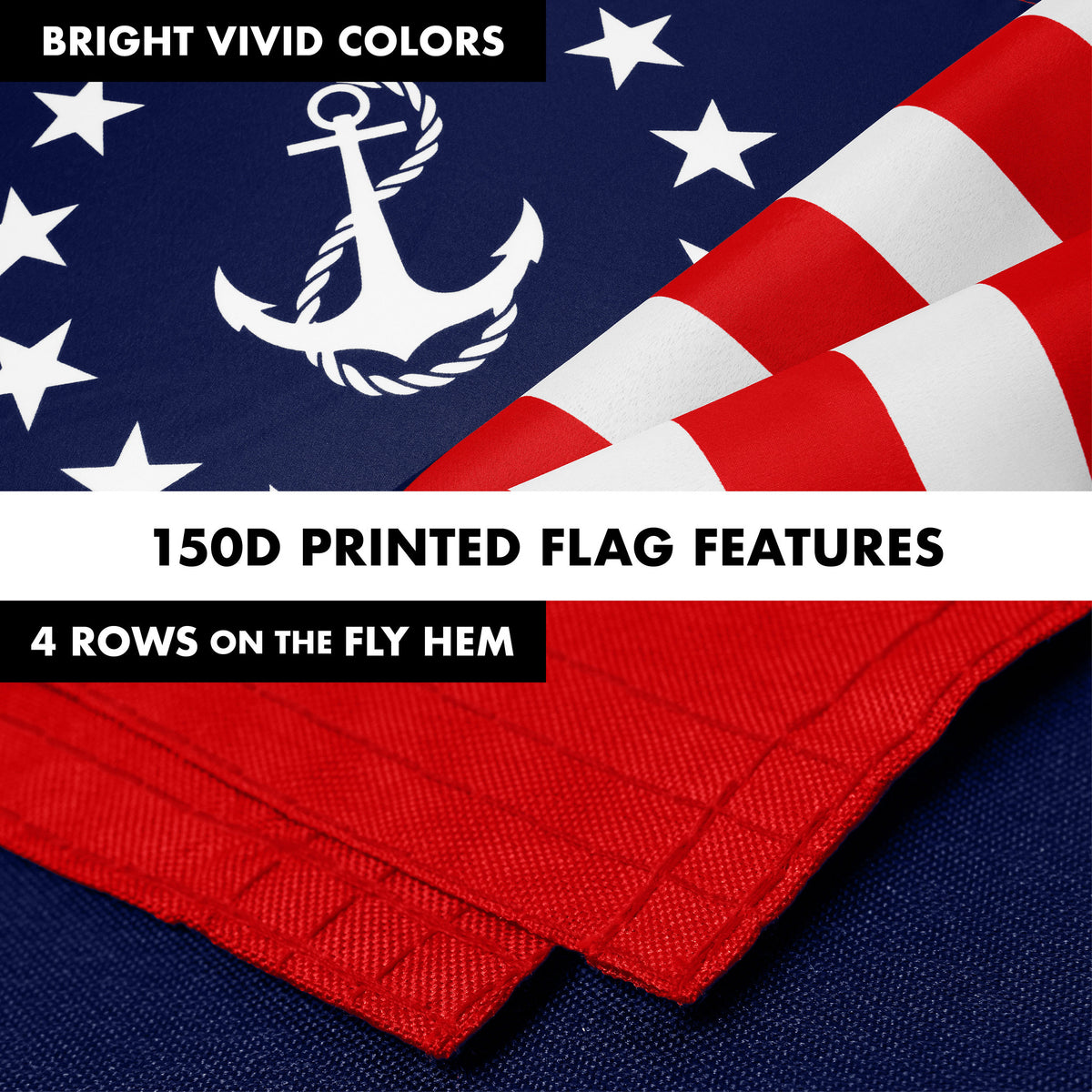 6 Ft Aluminum Spinning Flagpole with 3x5 Ft Polyester Flag N57243
