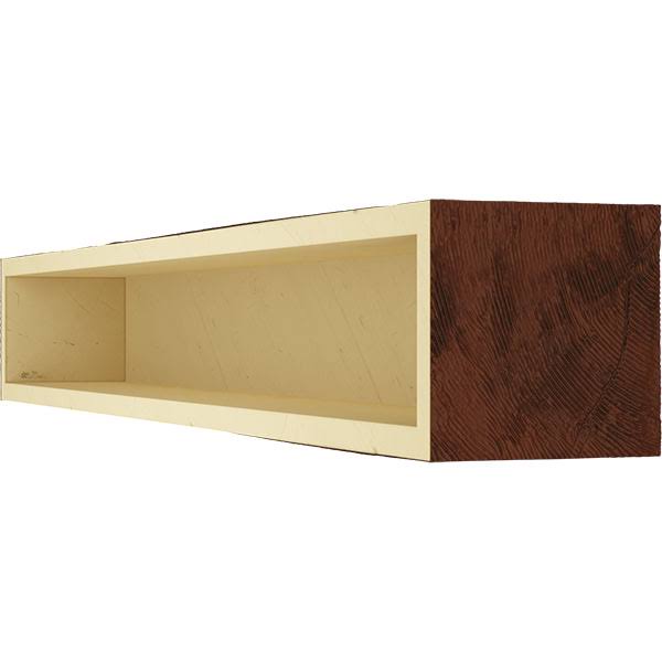 Natural Pecan Knotty Pine Faux Wood Fireplace Mantel B91905