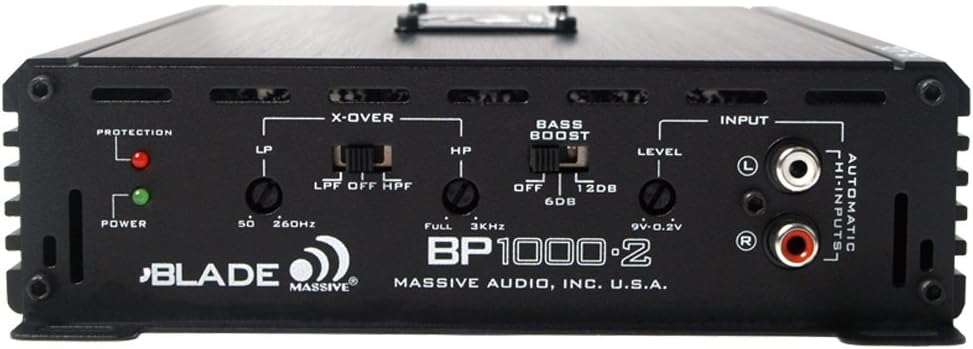 2 Channel 1000 Watts Class A/B Car Amplifier K86681
