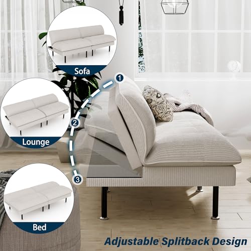 Green 4 in 1 Convertible Futon Sofa Bed P93905