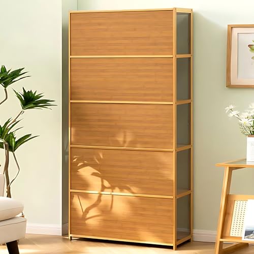 5-Tier Acrylic Glass Door Display Cabinet J50980