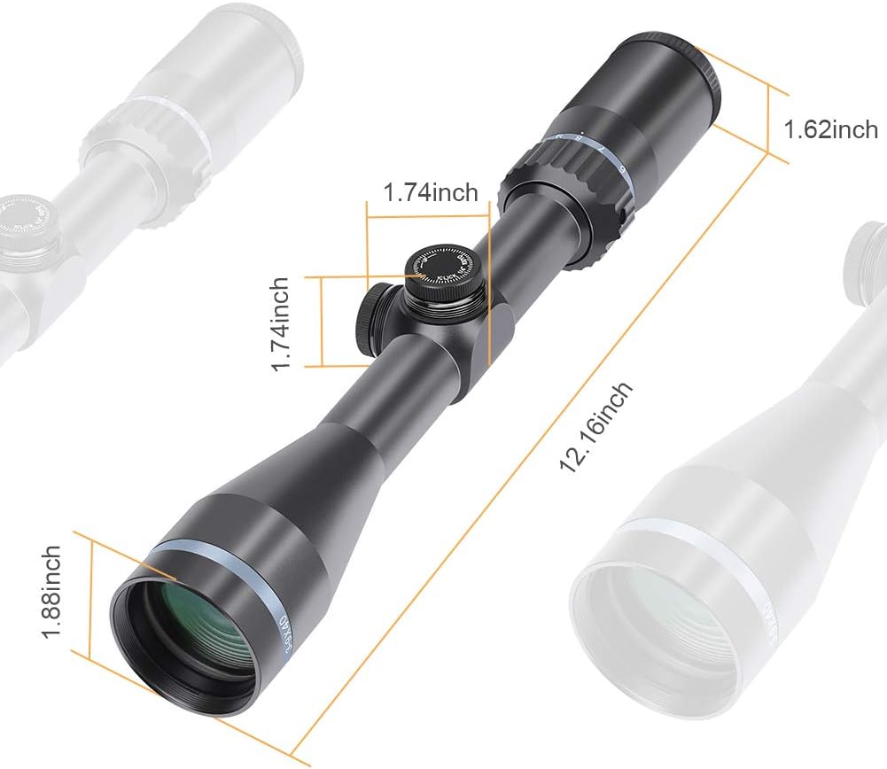 3-9x40mm Rifle Scope with BDC Reticle G794070
