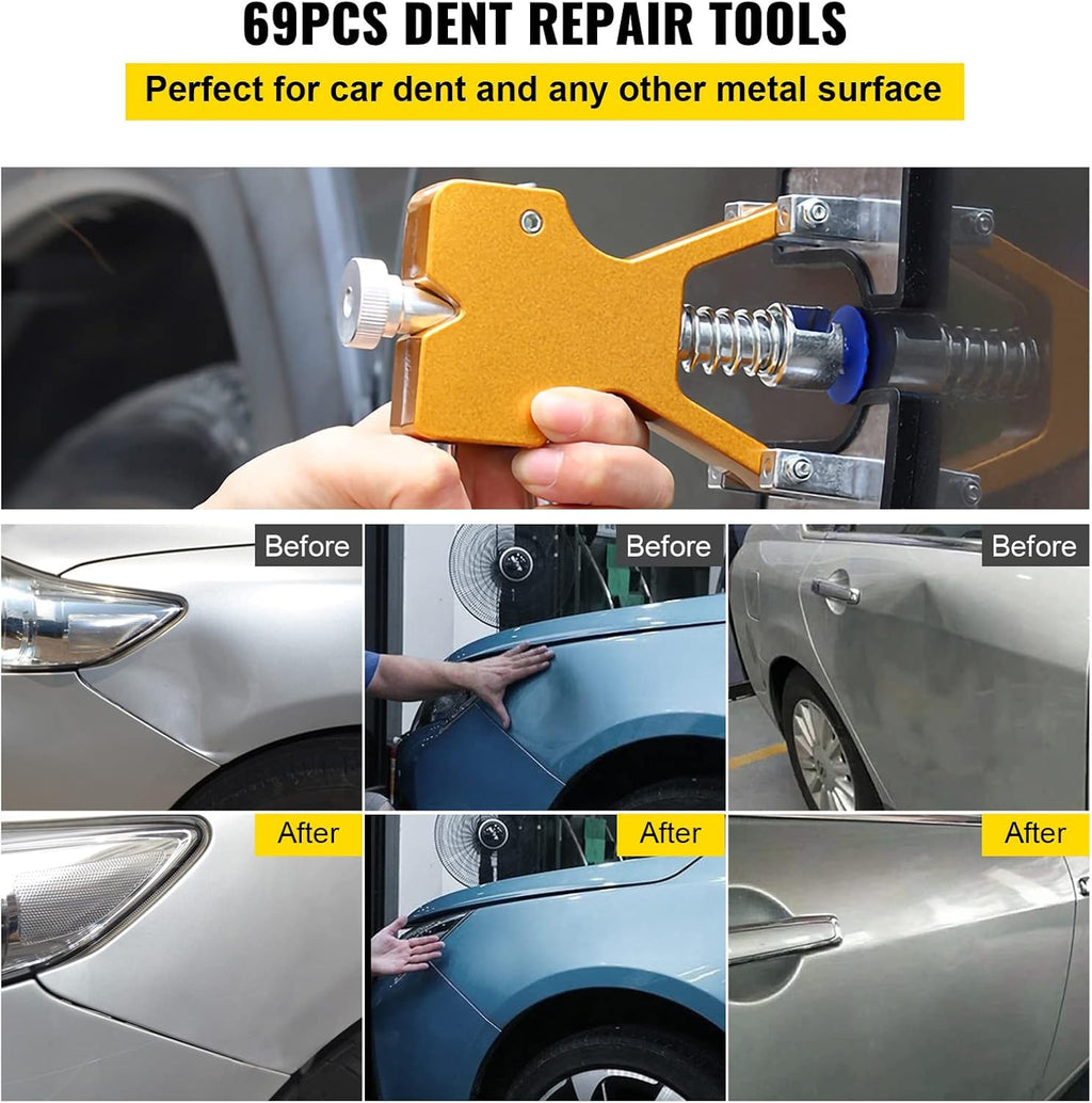 69 Pcs Paintless Dent Repair Tools V617383