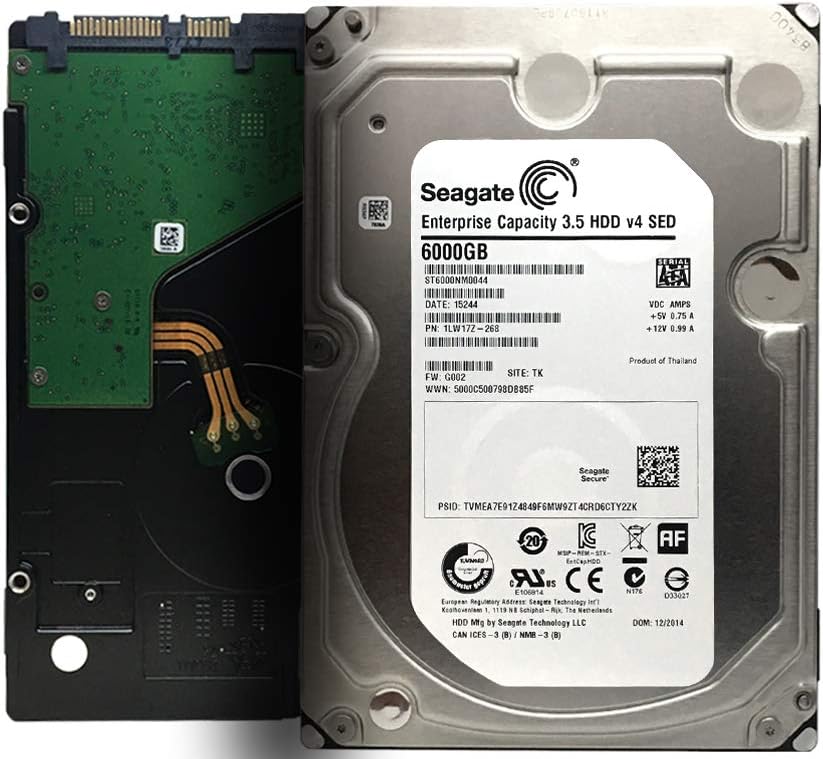 6TB 7200RPM SATA 3.5inch Internal Hard Drive Pack of 2 X4682