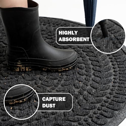Half Circle Door Mat 17”x30” K2611