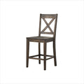 Weathered Russet X-Back Barstool W8226