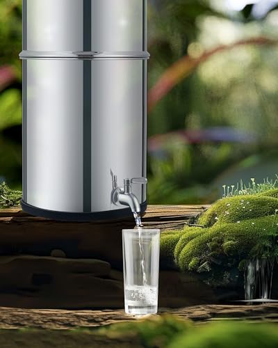 2.25 Gal Stainless Steel Gravity Water Filter System K93784