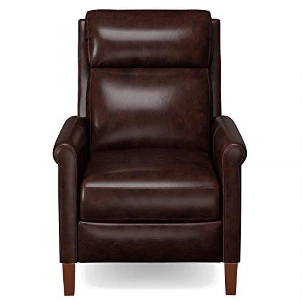 Espresso Leather Pushback Recliner A657497