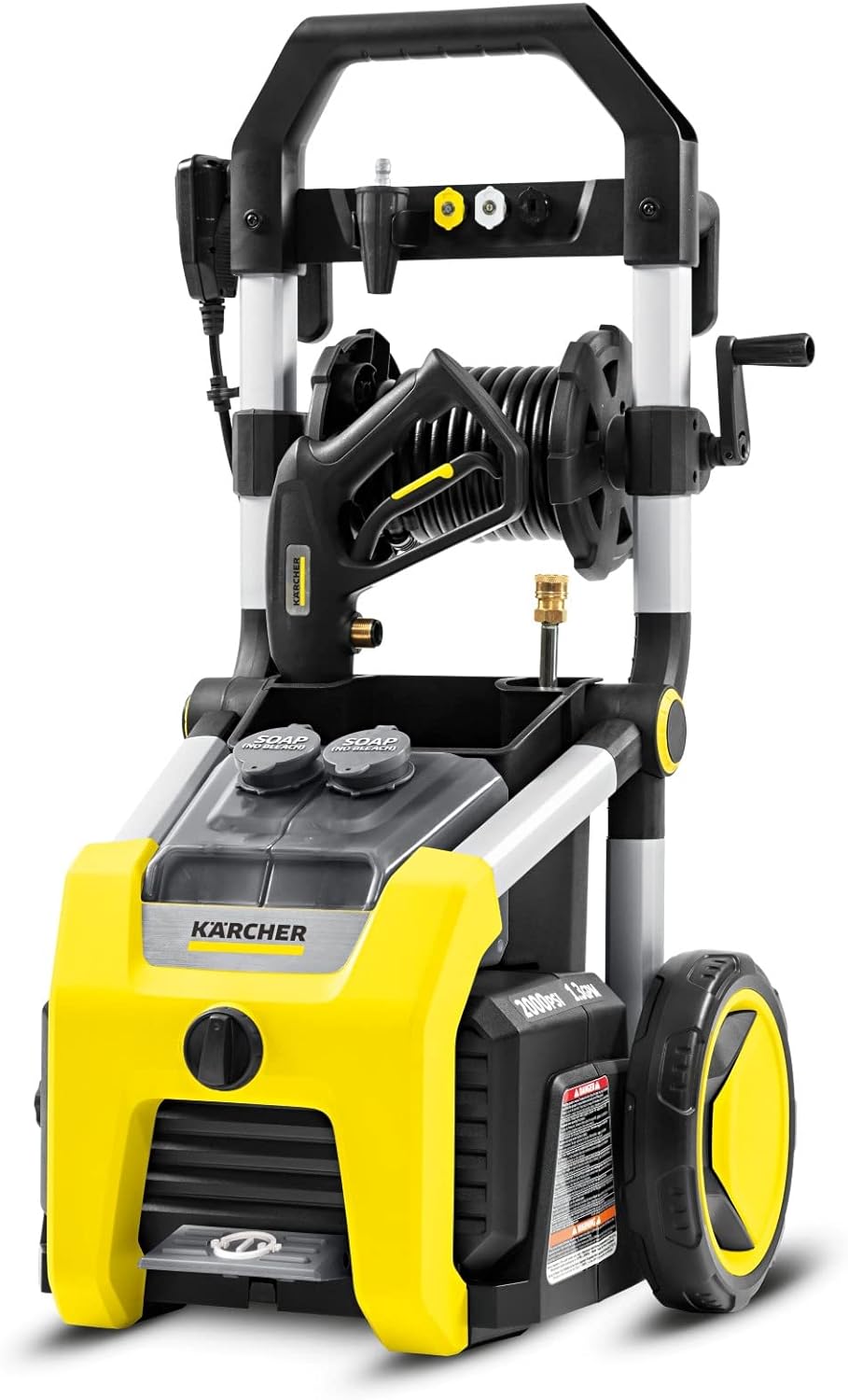 1700 PSI Electric Power Pressure Washer with 3 Nozzle Attachments C3011