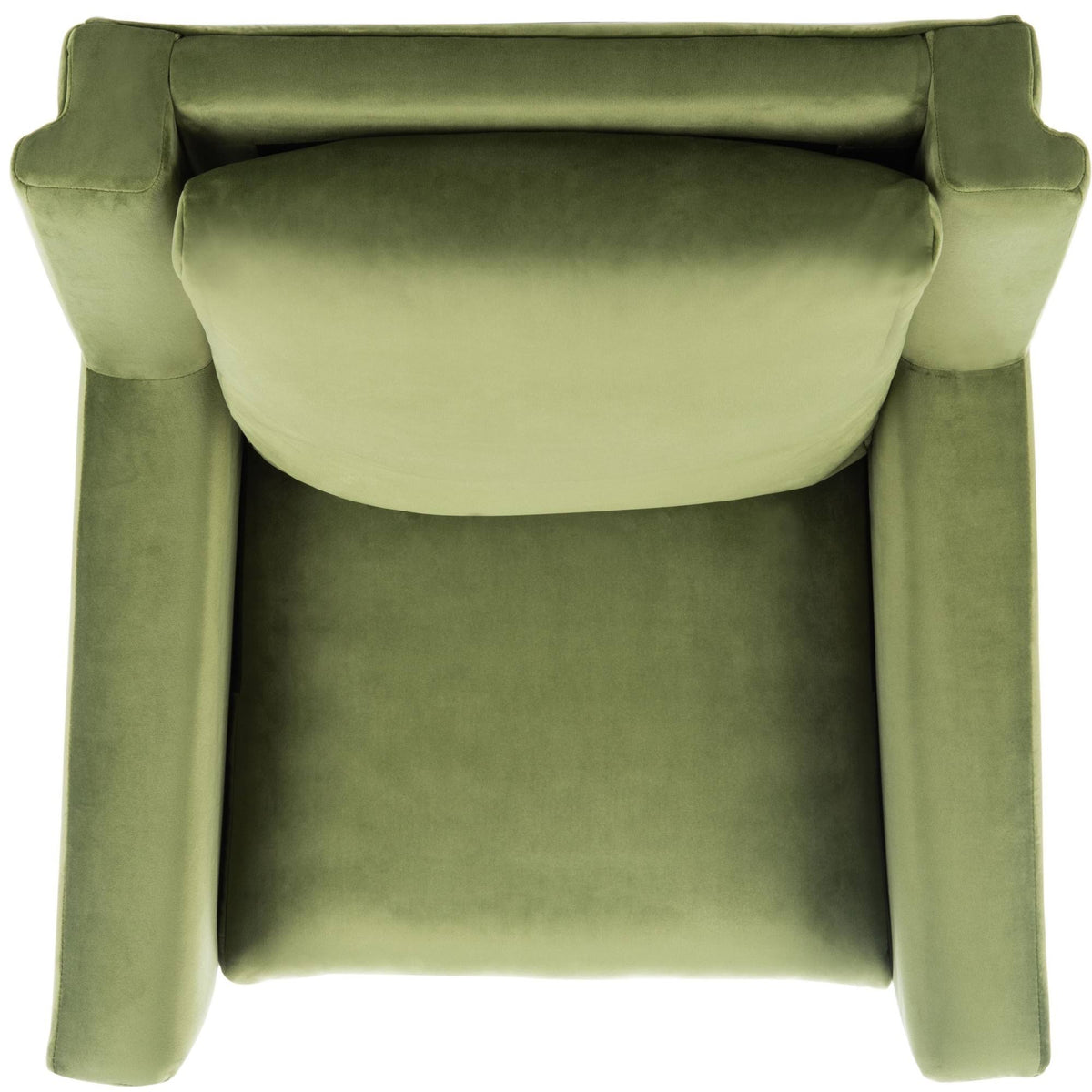 Olive Velvet Arm Chair U3539