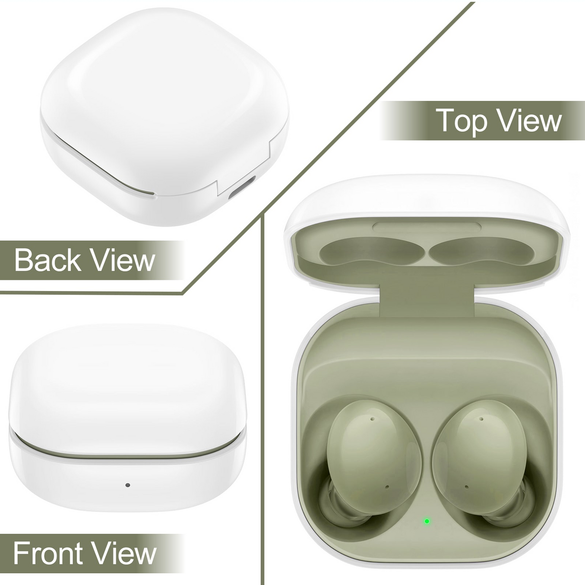 Truly Wireless Bluetooth Headphones with Noise Isolation, Dual Dynamic Microphone A3389