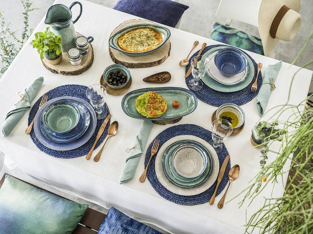 White Round Serving Platter V62857