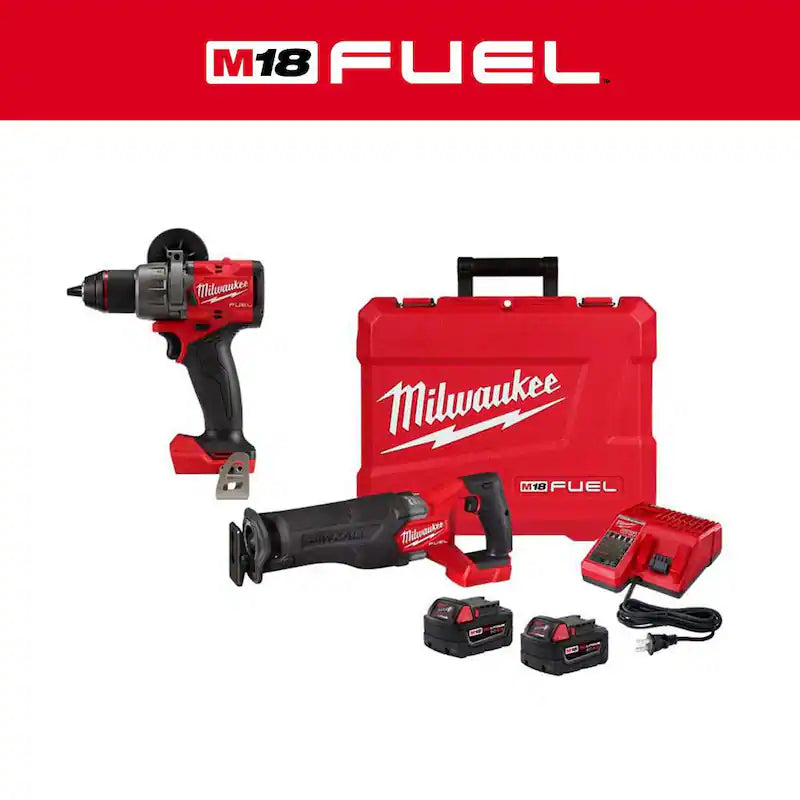 18-Volt Lithium-Ion Brushless Cordless Reciprocating Saw and Hammer Drill H832