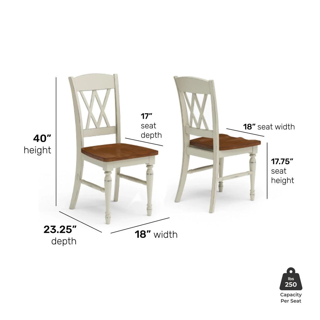 5 Piece Dining Table with 4 Chair Set R731946