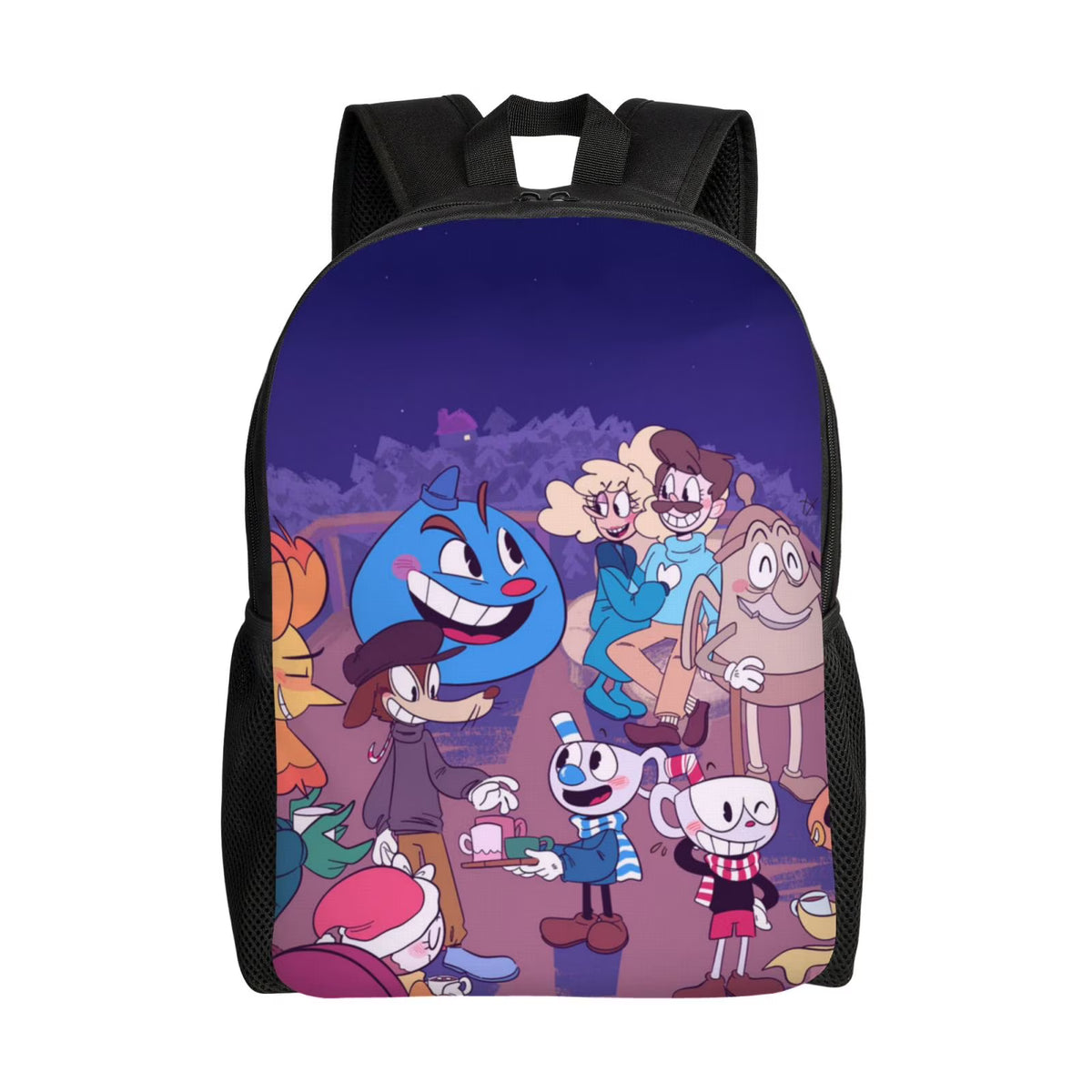 Mugman Backpack Lightweight Unisex Daypack Bookbag Laptop Satchel Rucksack Q709