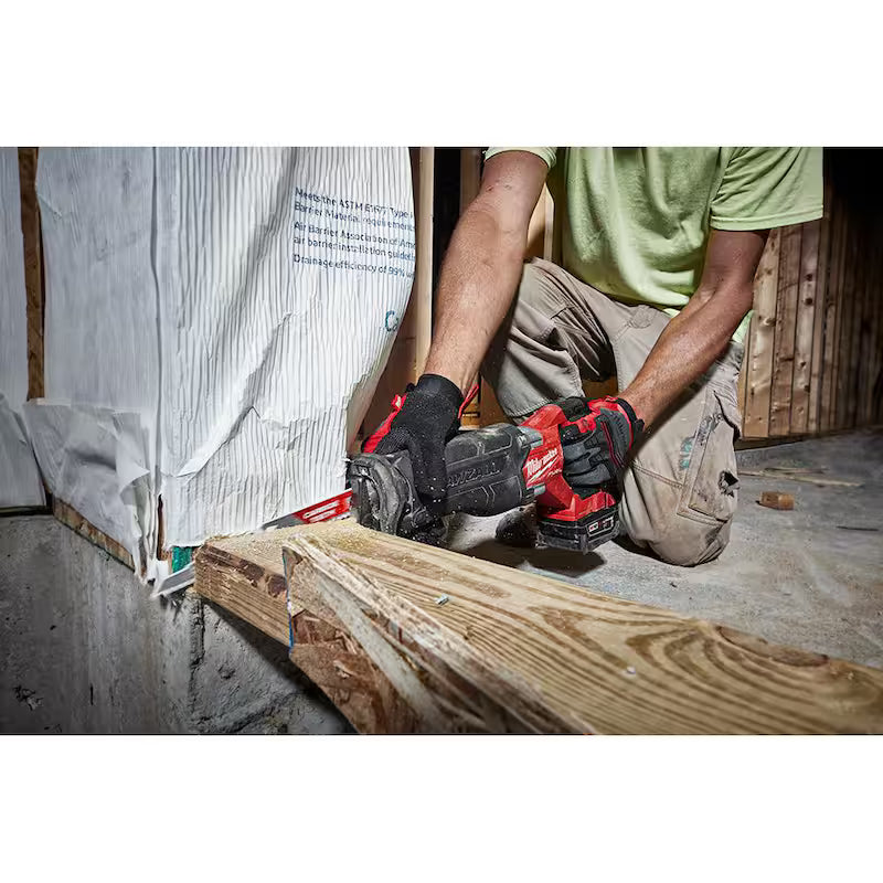 18-Volt Lithium-Ion Brushless Cordless Reciprocating Saw and Hammer Drill H832