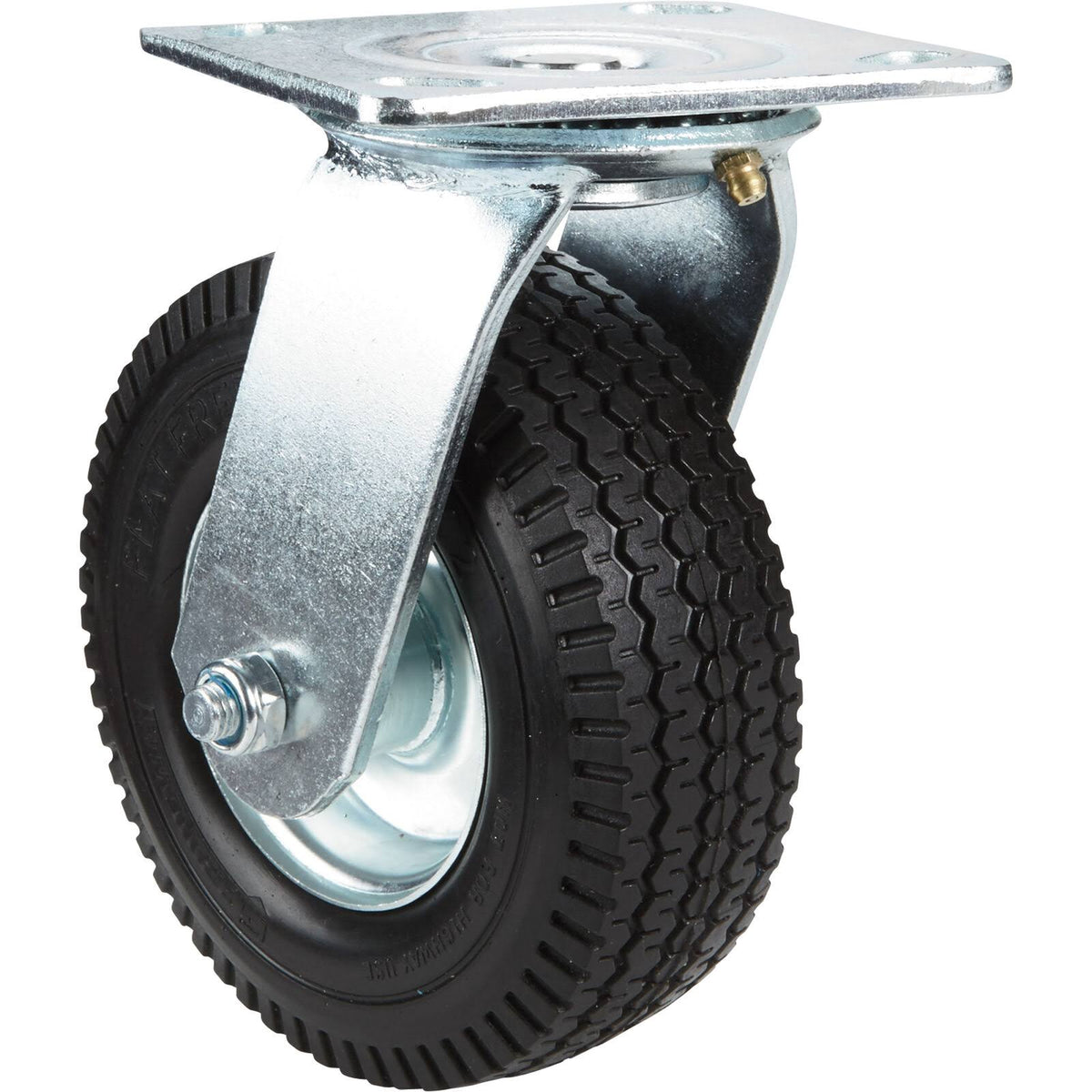 6in Swivel Flat-Free Solid Polyurethane Caster R338