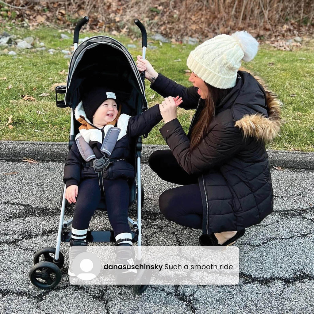 Lightweight Travel Stroller 13.7 Pounds Black U855