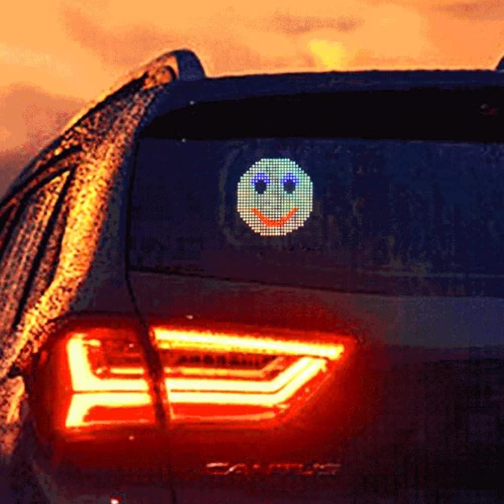 64 X 64 Programmable LED Car Sign with Car Charger P661