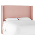 Blush Linen Wingback Headboard T170761