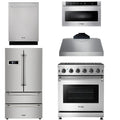 30 Gas Range, Range Hood, Microwave, Refrigerator, Dishwasher Y434229